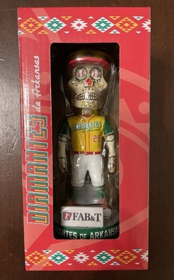 Arkansas Travelers Diamantes Sugar Skull Bobblehead 7/13/25 Promotion   
