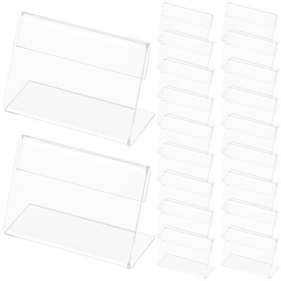  25 Pcs Preisanzeigelösung Tisch Aufsteller Tischschilder Kartenständer