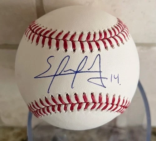 Colorado Rockies Ezequiel Tovar Signed OML Baseball