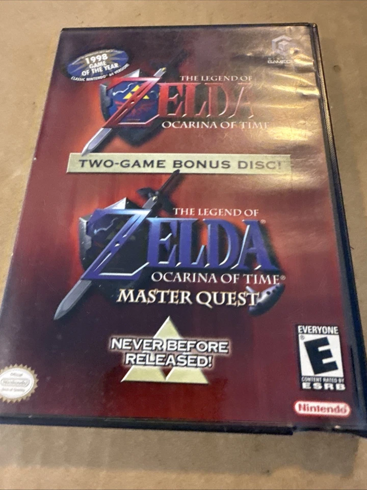 2003 Nintendo GameCube Legend of Zelda Ocarina of Time, Two-Game Bonus Tested - Image 4 of 4