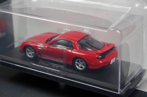 Mazda Efini RX-7 1991 Red 1/43 Scale Box Mini Car Display Diecast Vol 78 - Picture 5 of 7