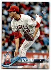 2018 Topps Troy Scribner Rookie Los Angeles Angels #440
