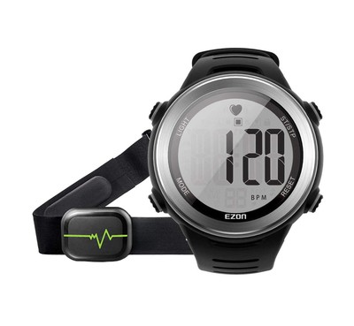EZON Heart Rate Monitor Chest Strap, Exercise Heart Monitor, Sports Watch wit...