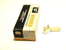 Wiremold 410B End Fitting  Ivory New Old Stock