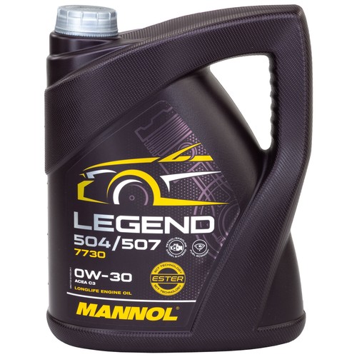 Aceite de Motor Mannol 0W-30 Legend 504/507 2 X 5 Litro para Audi BMW Mercedes - Imagen 4 de 6