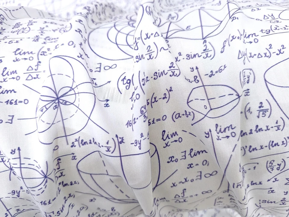 Camisa suave de tela viscosa con diseño geométrico de 55"" de ancho por yarda material popelina de rayón Foto 3 de 4