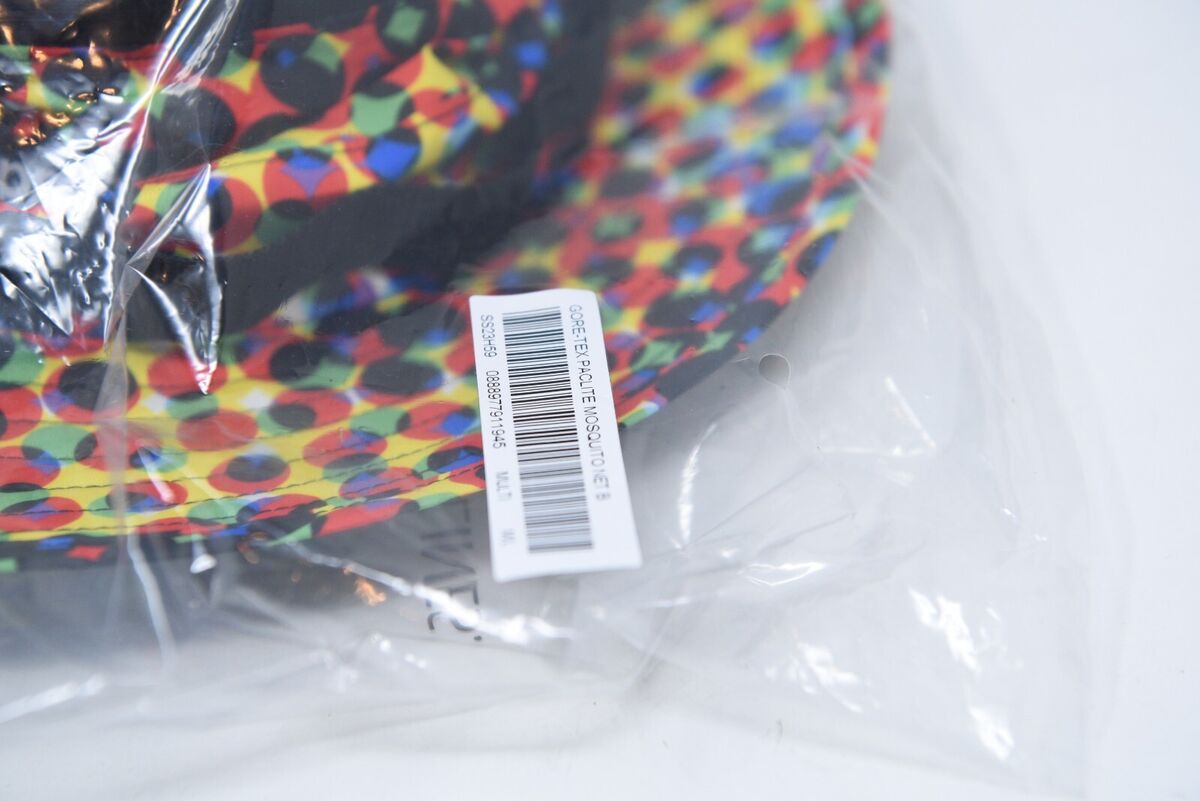 Supreme Gore-Tex Paclite Net Multicolor Boonie Waterproof Hat Sz M/L SOLD  OUT!!!