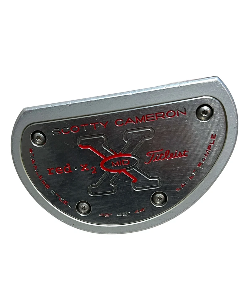 Scotty Cameron Red X 43” Sales Sample Putter Split Grip Mens RH With Headcover - Image 2 of 4