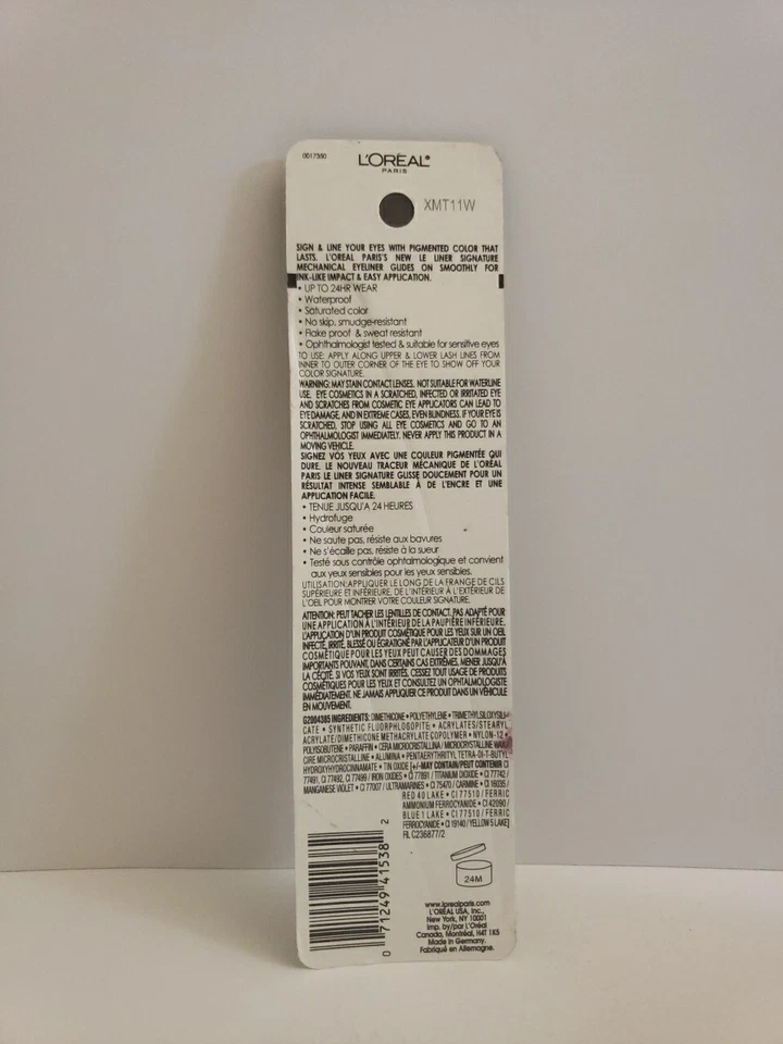 L'OREAL Le Liner Signature Mechanical Eyeliner[750 Blue Jersey] - Image 2 of 2