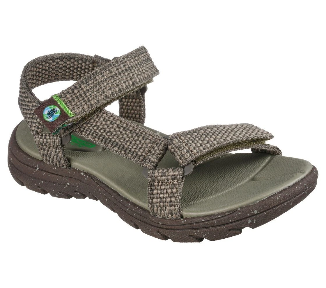Sandales olive Skechers garçons Supreme Stream Roam taille 3