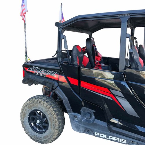 Polaris General 60lb Bump Seat with Red Harness 2 4 Seater 50 Caliber Racing USA - Picture 4 of 7