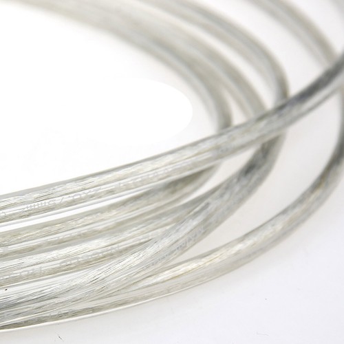 2 Core Flat/Round Transparent PVC Electrical Cable Copper Wire Home Lighting - Picture 2 of 5