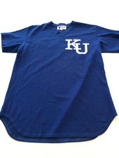 Game Worn Used Kansas Jayhawks KU Baseball Jersey Victory Size 46 #54