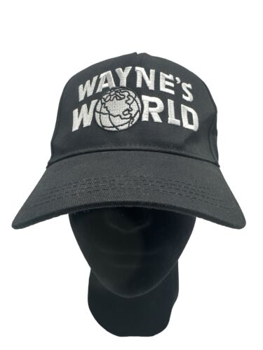 Wayne's World Cap Hat One Size Black Adult Men Casual 90s Saturday Night Live - Picture 1 of 5