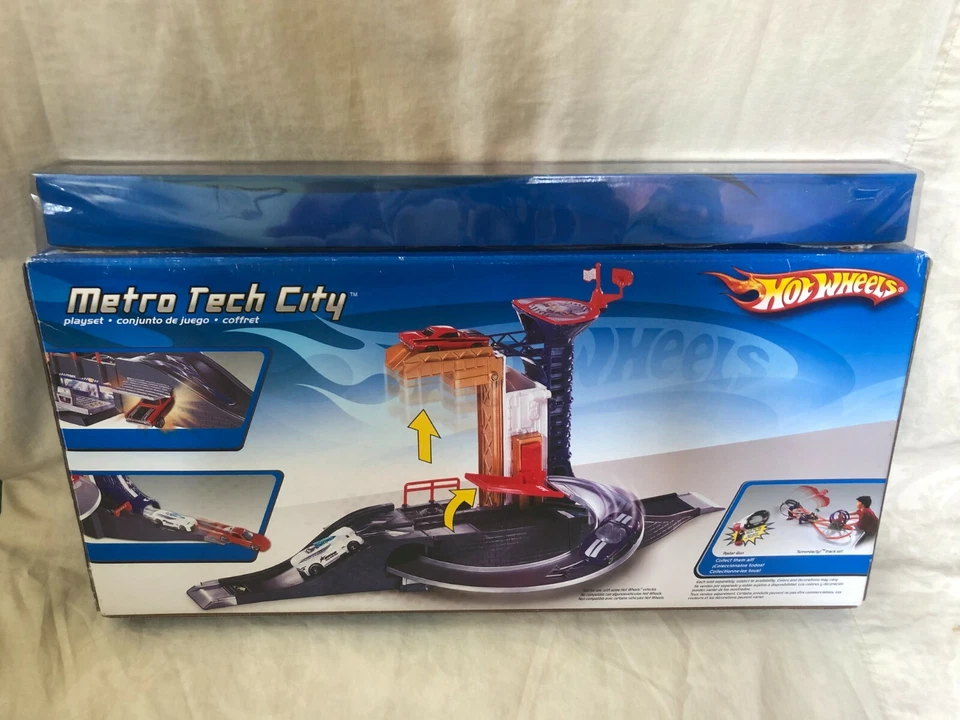 2006 Mattel Hot Wheels Metro Tech City Playset Brand New Sealed - Image 4 of 4