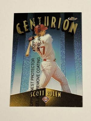 Scott Rolen 1998 Topps Finest Centurion Card 243/500 Philadelphia Phillies HOF