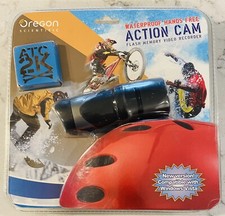 OREGON SCIENTIFIC WATERPROOF HANDS FREE ACTION CAM FLASH MEM VIDEO RECORDER