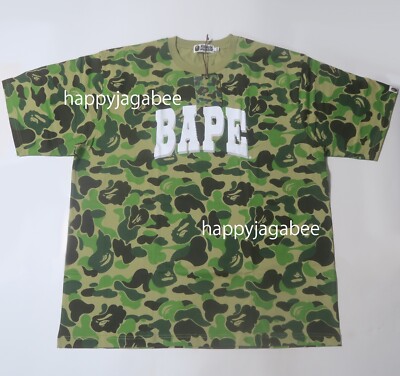 A BATHNIG APE Men's ABC CAMO RELAXED FIT BAPE LOGO TEE 1K70109012