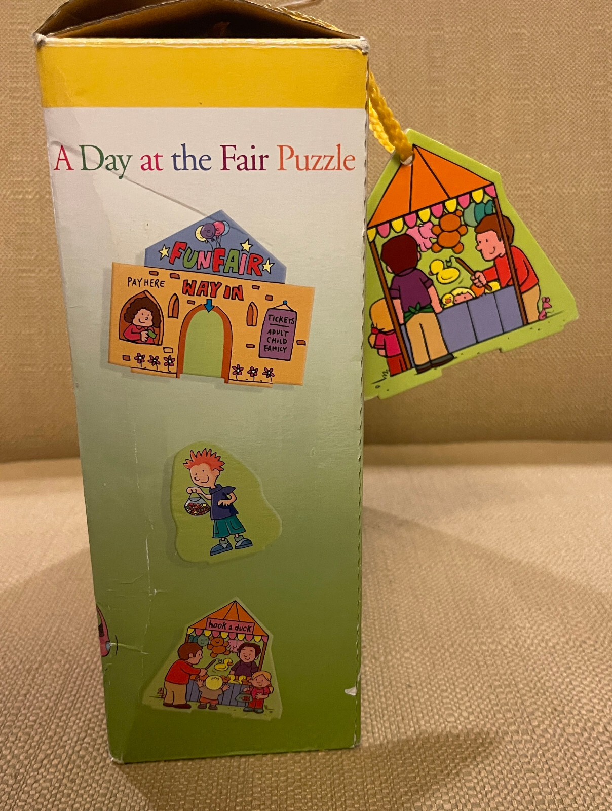 Infantino A Day at the Fair 3D Puzzle Ferris Wheel Carousel 38 Pcs Age 3-6 CUTE