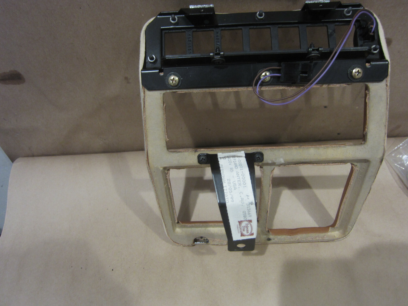Ferrari 456 MGTA / MGT - Front Panel For Console - P/N 65468800