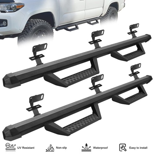 Estribos De 6.3 Pulgadas Compatibles Con Ford F150 Super Crew Cab 2009 2010 2011 2012 2013 2014 4 Puertas De Tamano Completo Escalones Laterales