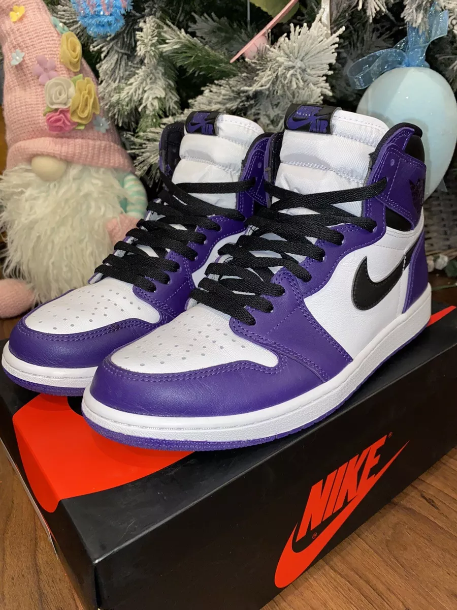 Jordan Air Jordan 1 Retro High OG Court Purple Sneakers for Men