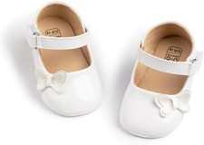 Scarpe neonata da cerimonia N. 18 EU (11 cm) col. bianco