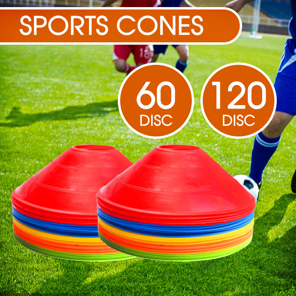 Fitness Exercise Sports Training Discs Markers Cones Soccer Rugby 60/