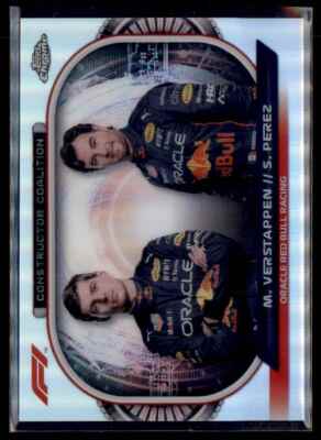 2022 Topps Chrome Formula 1 Constructors Coalition Max Verstappen/Sergio Perez