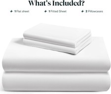 LuxClub Queen Sheet Set, 100 Rayon Derived from Bamboo Cooling Sheets Deep 16"