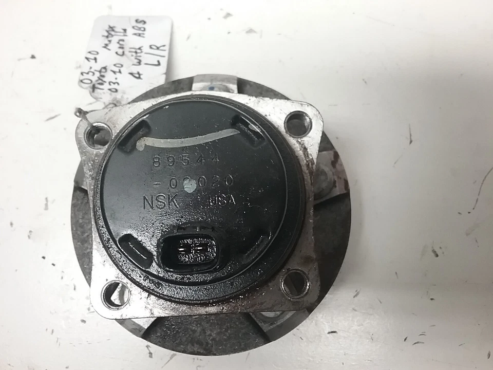 Cojinete de cubo de rueda trasera izquierda Toyota Corolla 2003-2010 con ABS 89544-02020 Foto 3 de 4