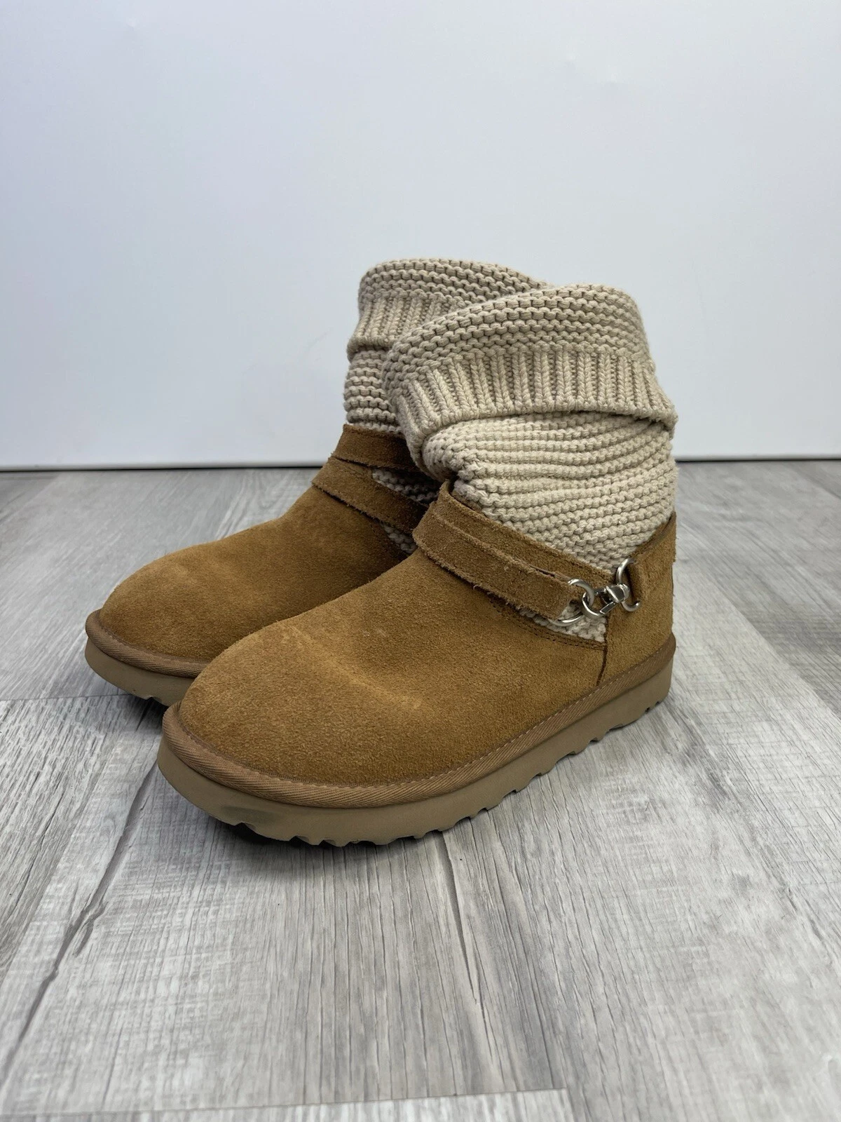 Stivali donna UGG Purl Strap castagno taglia 7 #1098080 inverno autunno comodi caldi S