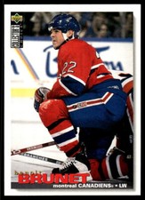 1995-96 Collector's Choice #35 Benoit Brunet Montreal Canadiens Hockey Card
