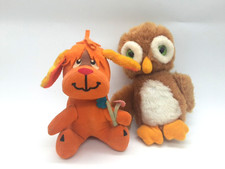 1960s 70s Russ Berrie Vintage Oolie Owl Plush Toy Stuffed Dakin Dream pet Dog