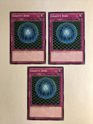 3x Yu-Gi-Oh! Gravity Bind - LDK 2 - Englisch Konami Original