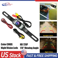 CMOS Car Rear View Backup Parking Reverse Camera Back HD Vision Waterproof 7 LED