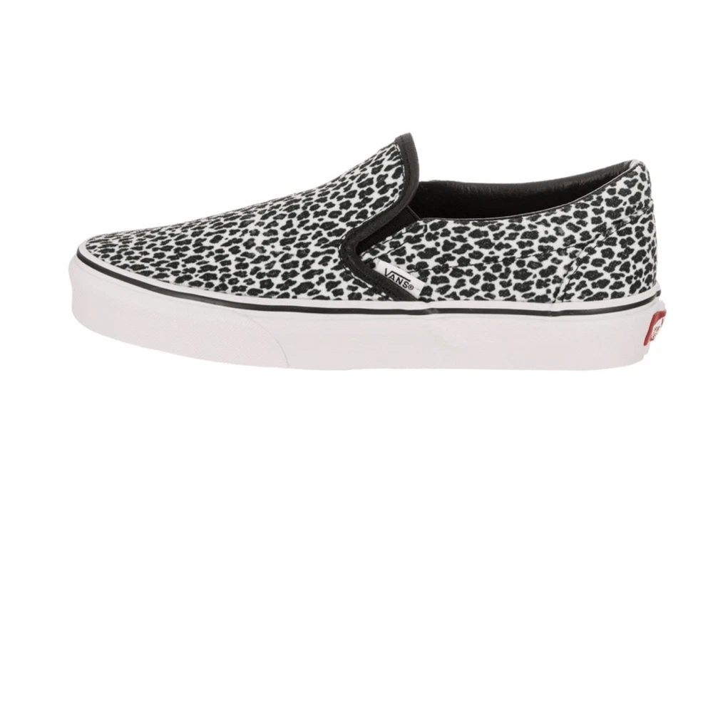 VANS mocassini classici slip on sneakers mocassini mini leopardati floccati skater 8