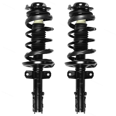 Fit For 2005-2010 Chevrolet Cobalt Pack of 2 Front Complete Struts Springs BLK