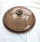 Corning Ware Visions Amber Lid 10" Casserole Dish Lid Vintage