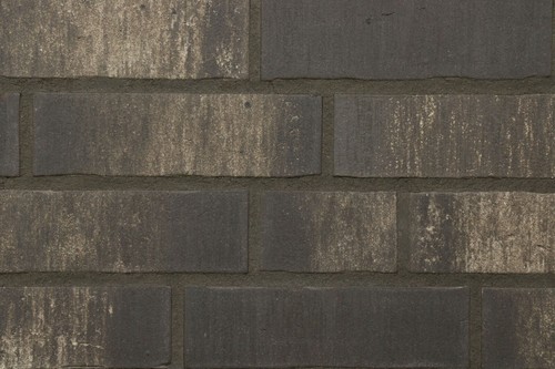 Klinker-Riemchen, schwarz-bunt rustikal, NF-Format, 1. Sorte - Bild 2 von 2