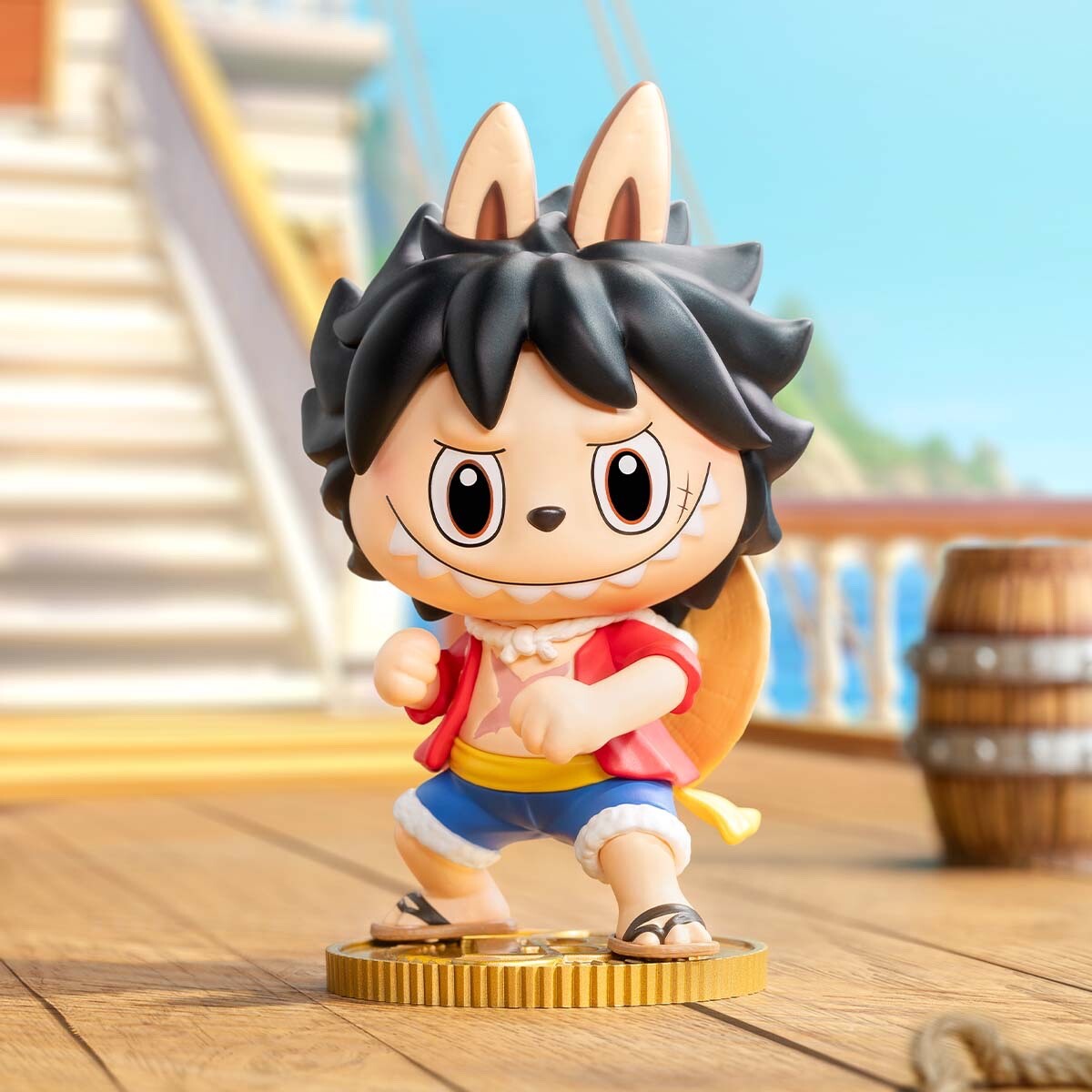 USA* AUTHENTIC POP MART LABUBU THE MONSTERS X ONE PIECE
