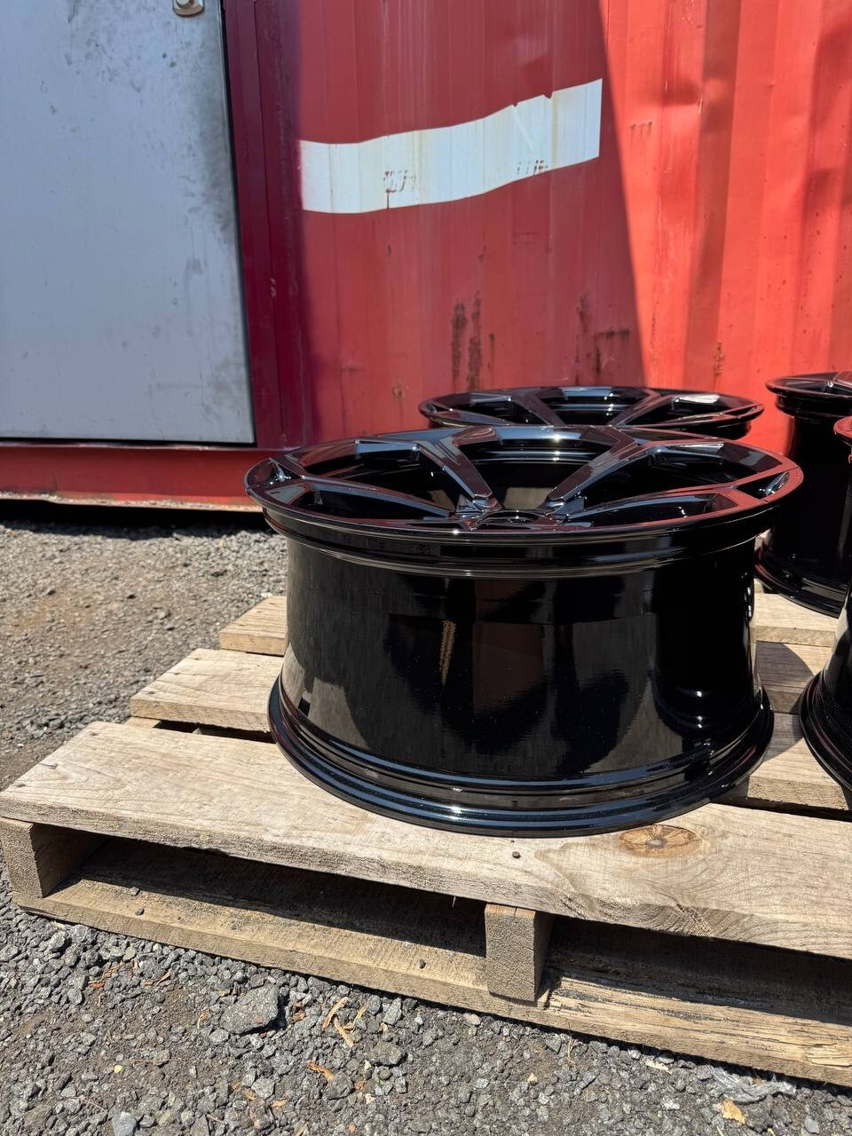 Original 22" Lamborghini Urus OEM Stock Black Gloss Wheel Rim Genuine