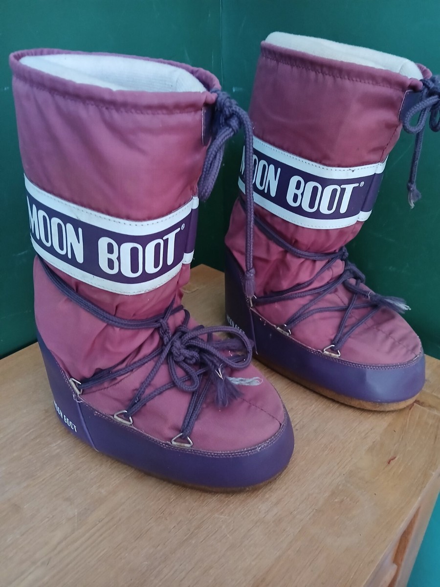 Moon Boot Tecnica Purple Snow Boots Size 35 38 Womens
