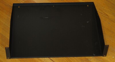 Middle Atlantic Products 2U 19'' x 14.5'' Solid Bottom Rackmount Shelf - U2 Black