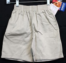 NEW VTG Y2K OshKosh Khaki Shorts Boys sz 6 Pockets Classic Elastic Pull on