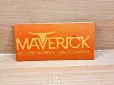 1973 FORD MAVERICK - HANDBUCH - ORIGINAL - VINTAGE - MADE in USA
