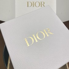 DIOR White Gift Box 8.5 x 8.5 x 4  w/ Tissue  Outer Box    FAST SHIP     