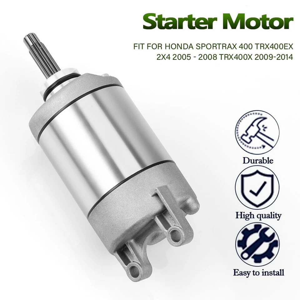 Starter Motor for Honda Sportrax 400 TRX400EX TRX400X Replaces 31200-HN1-A41 - Image 4 of 4