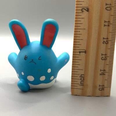 Azumarill Pokemon Mini Finger Figure Nintendo Bandai 2006 Anime