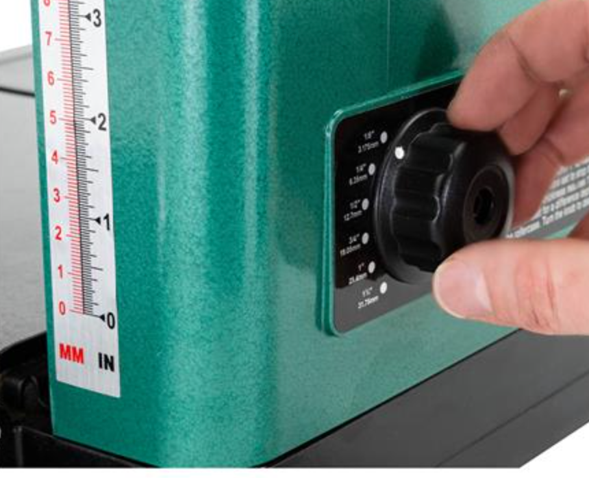 Grizzly G0940 13" 2 HP Benchtop Planer With Helical Cutterhead eBay